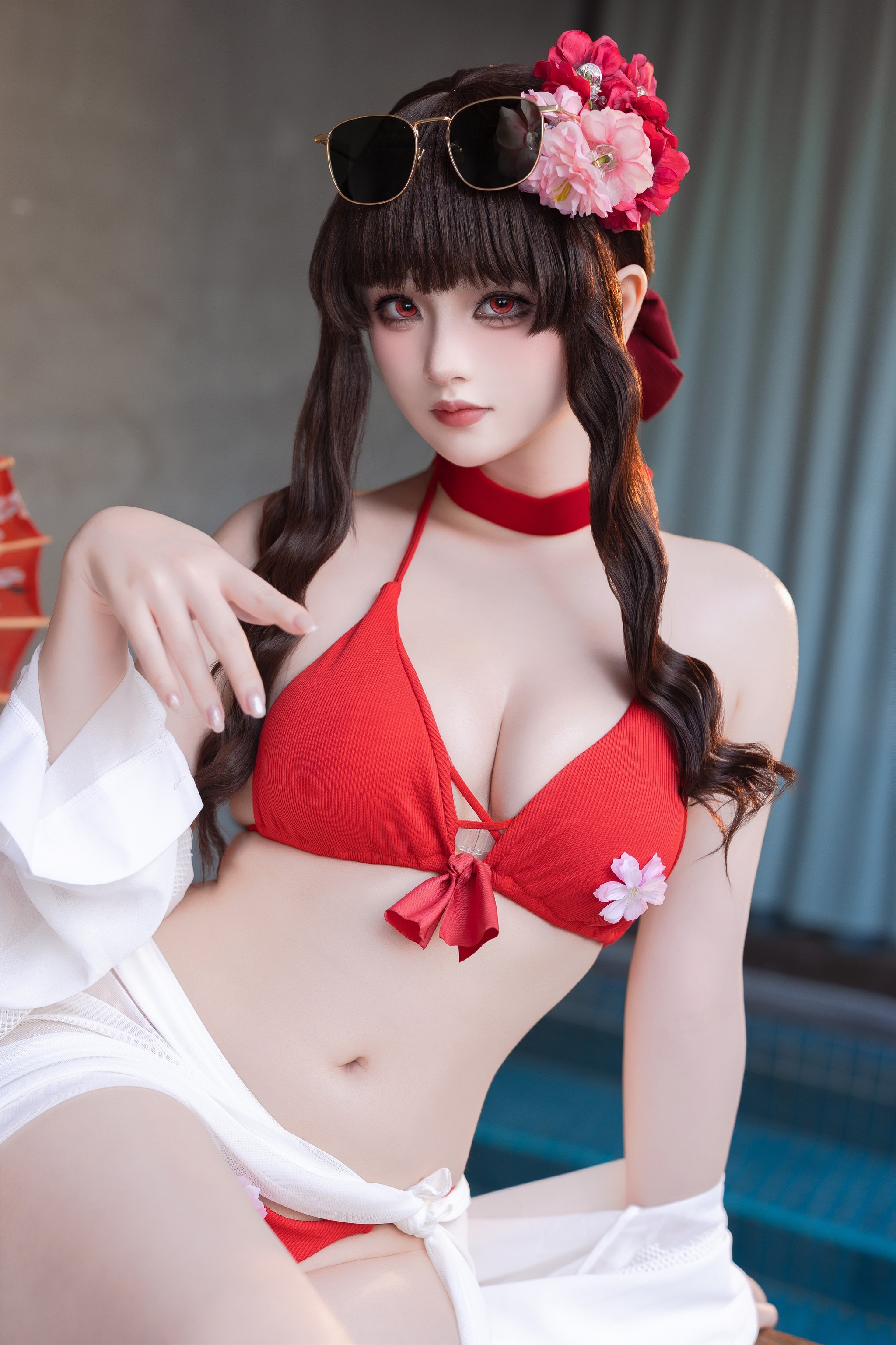 图片[1]-屿鱼 – NO.052 樱花泳装[80P]-XikXak